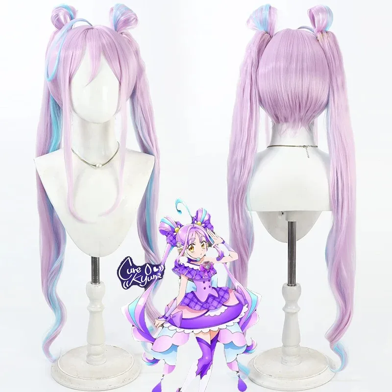Фото Парик для косплея Pretty Cure Cure Kyun-Kyun, синтетический парик для карнавала, маскарада, женский парик для костюмированной вечеринки, бесплатная шапочка для парика №1