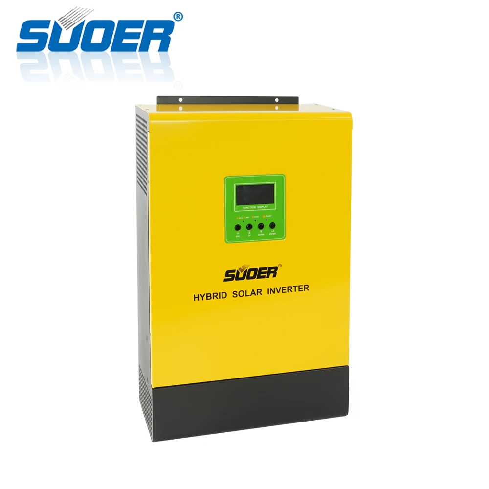 

Suoer 48V 230V 5000 watt 5kw parallel function off grid power inverter hybrid inverter with MPPT solar charge controller