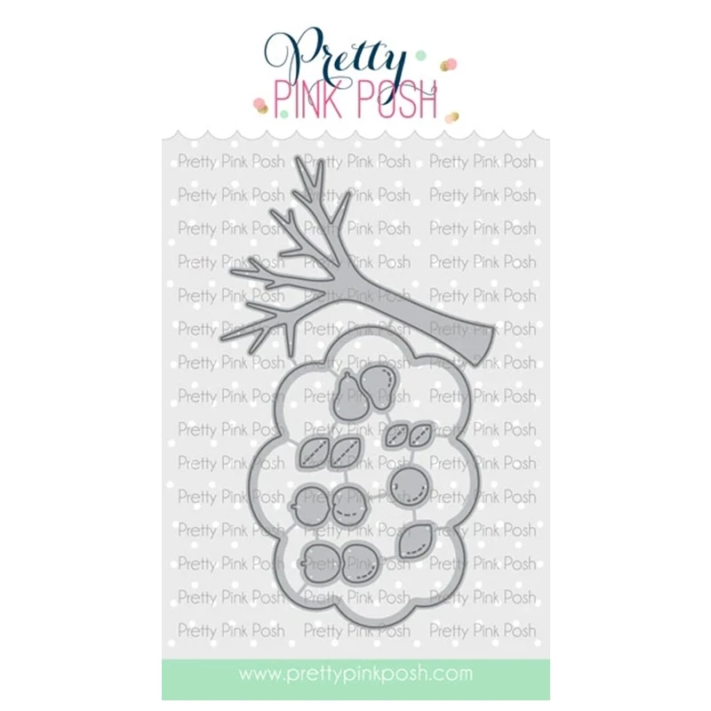 

June 2023 New Fruit Tree Apple Lemon Metal Cutting Dies for Scrapbooking Paper Making Card Craft no Clear Stamps
