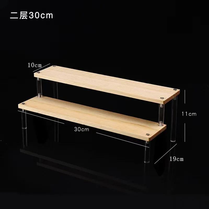 

Прозрачный акриловый деревянный подставка для декора