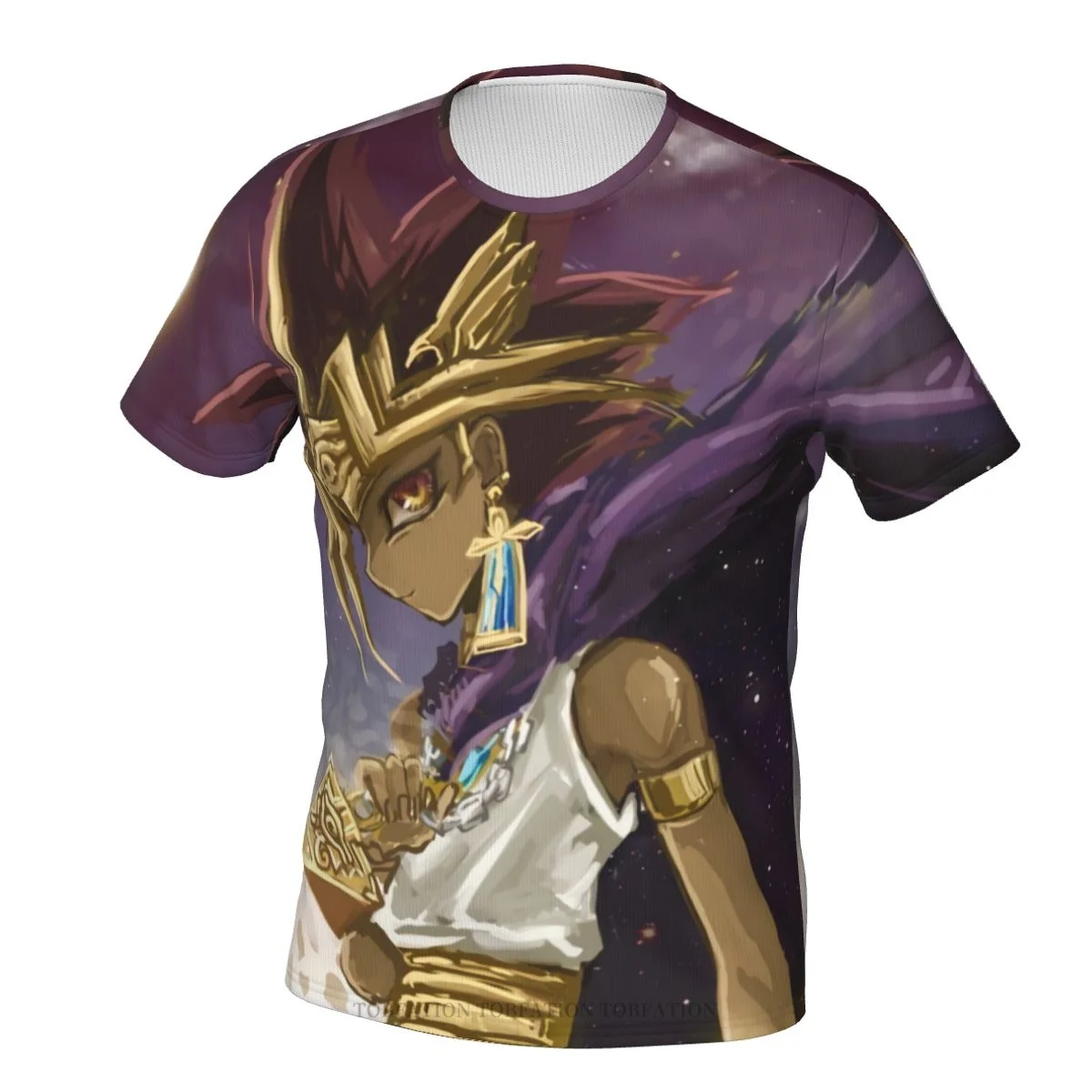 

Футболка Yami Wings YuGiOh с принтом из полиэстера, быстросохнущая одежда для спорта на открытом воздухе, Повседневная Свободная футболка, уличные футболки