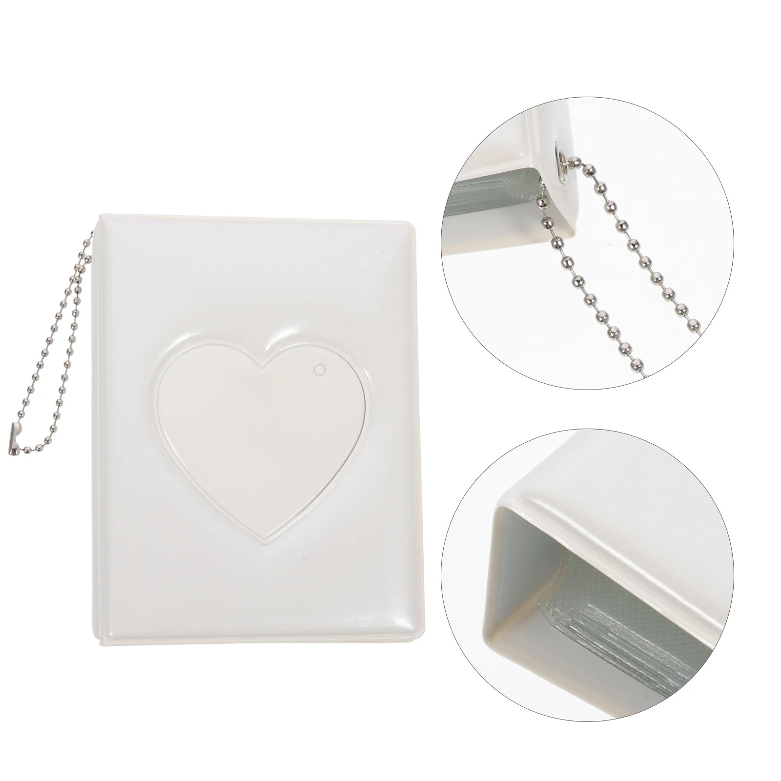 

Love Photo Album Small Photocard Holder Kindergarten Graduation Gifts Mini Binder Heart Picture Clip