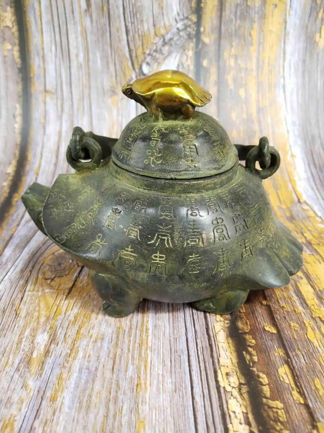 

Античная коллекция позолоченная Черепаха горшок с тонким покрытием увлажняющая коллекция мебель для дома