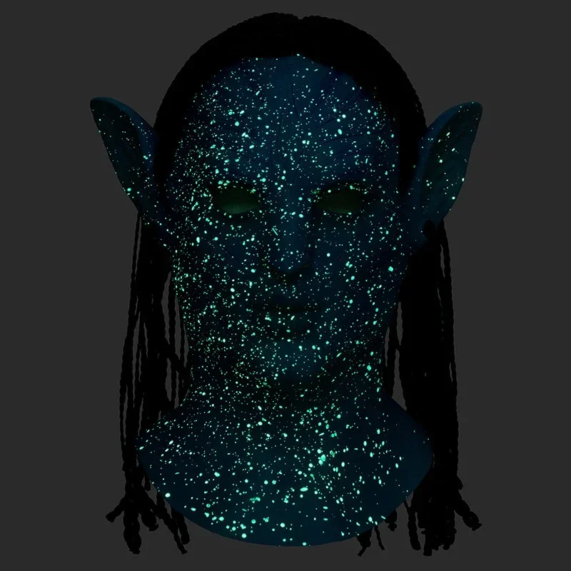 Avatar Neytiri Джейк Салли Косплей Маска Topeng Lateks Penutupفن Halloween Party Костюм Реквизит