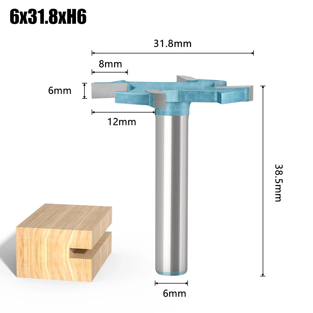 

Фрезы JGZUI для дерева и металла 6 мм