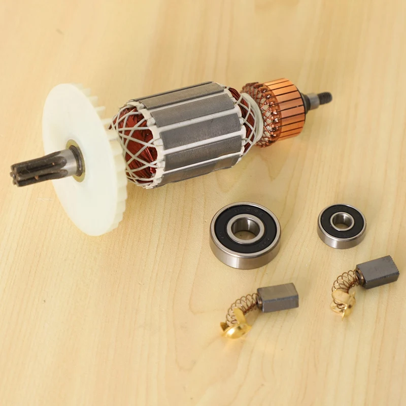 Замена якоря ротора 220 В для Hitachi 360591 E DH40MRY DH40M DH40MR DH40SR DH40FR Перфоратор с шлицевым