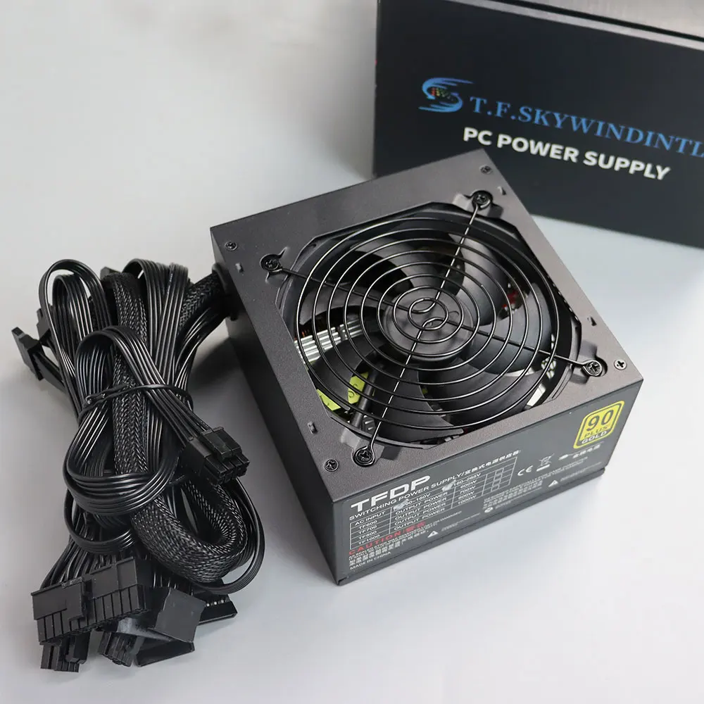800W ATX Power Supply ATX Desktop Computer PSU Gold Mining Chia Rated Power 800W Competitive Game Gamer 80PLUS 110V 220V images - 6