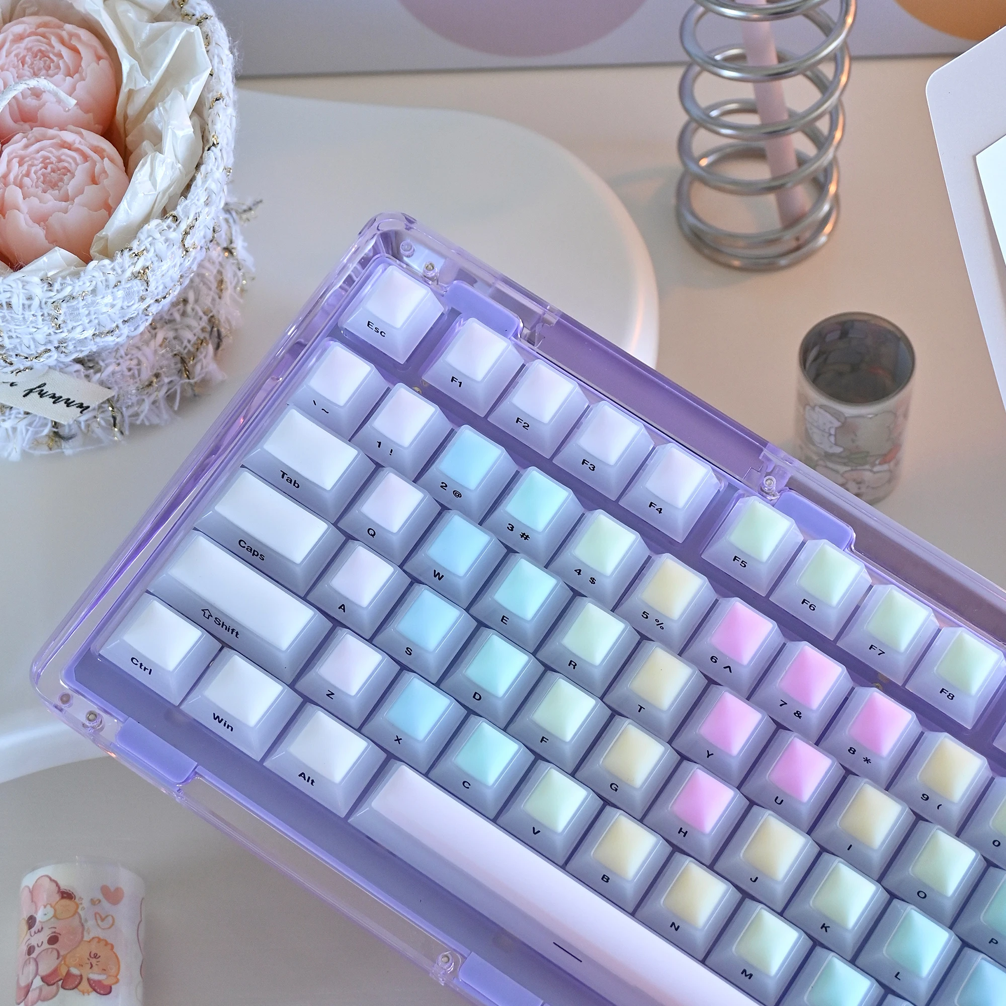 Rainbow Fudge силиконовые колпачки для механических колпачков клавиатуры