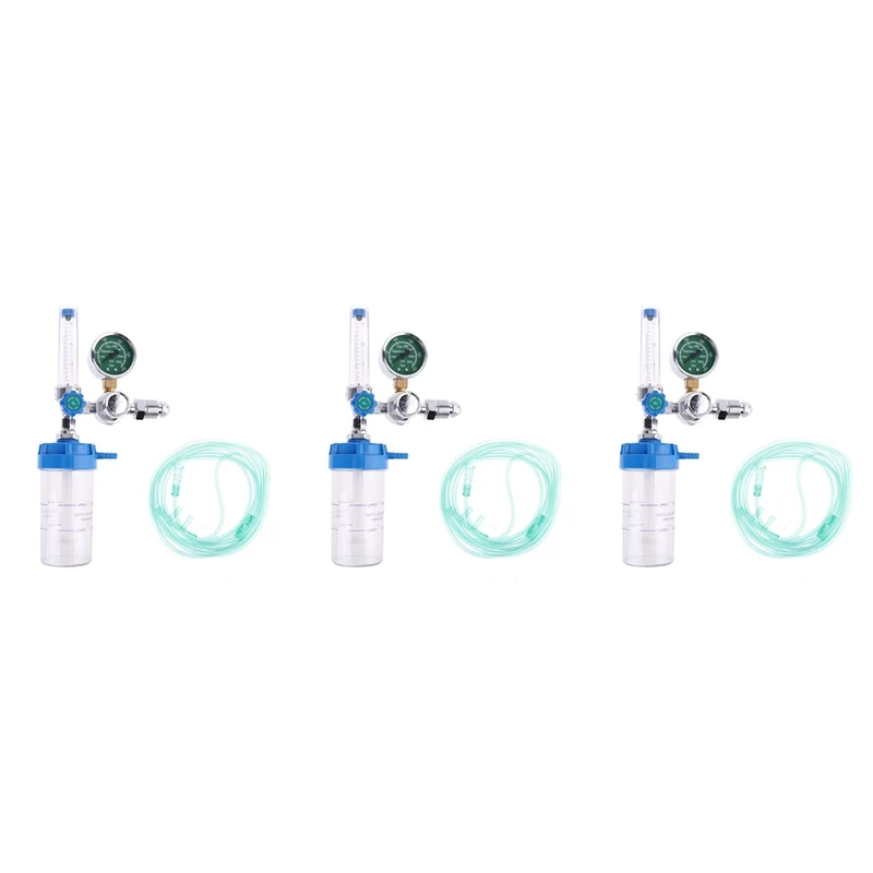 

Hot 3X Oxygen Pressure Regulator Inhalator Gauge O2 Pressure Reducing Valve G5/8 Inch Flow Meter Absorber Buoy Type