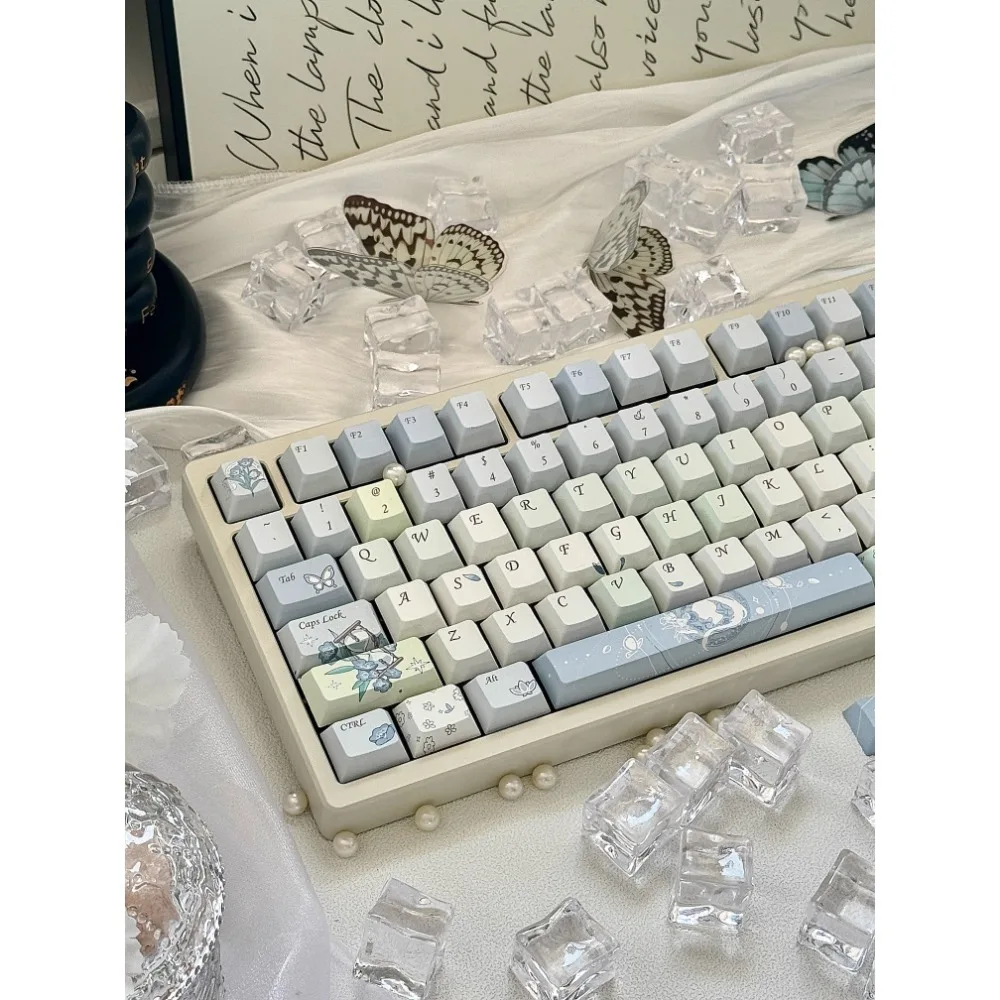 HAJIMI 150 колпачки ключей PBT Gaming DIY оригинальный/MOA профиль пятисторонняя