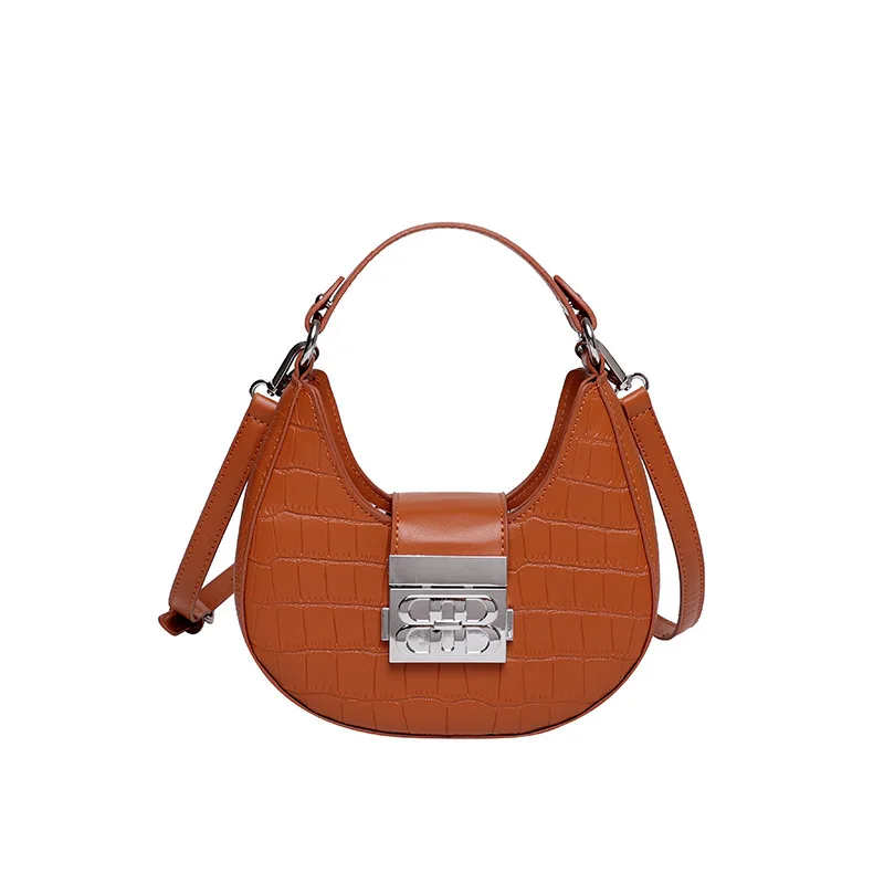 New 2023 Fashion Women's Skew Straddle Bag Trend Versatile Small Design Shoulder Portable Underarm Bags Women Purse And Handbags