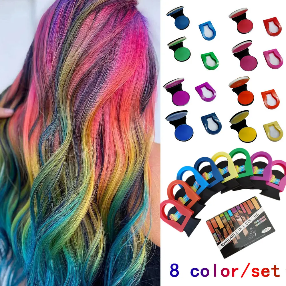 

6-36 Colors Hair Color Chalk Powder Temporary Hair Spray DIY Women Pastels Salon Portable Beauty Dye Colorful Hair Styling Paint
