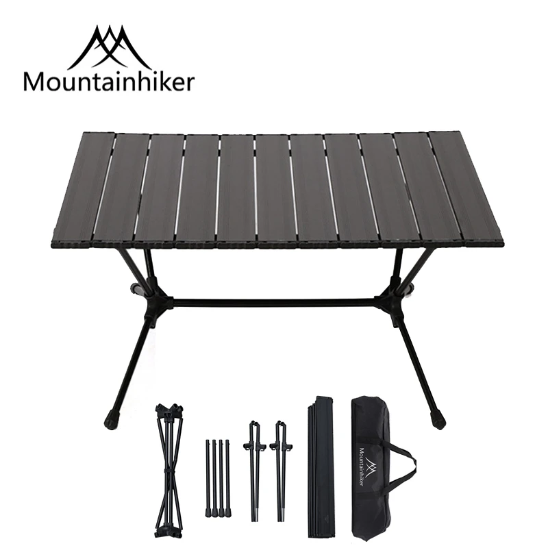 

Mountainhiker Aluminum Alloy Camping Portable Folding Table Picnic BBQ Outdoor Tables Furniture Retractable Travel Tourist Table