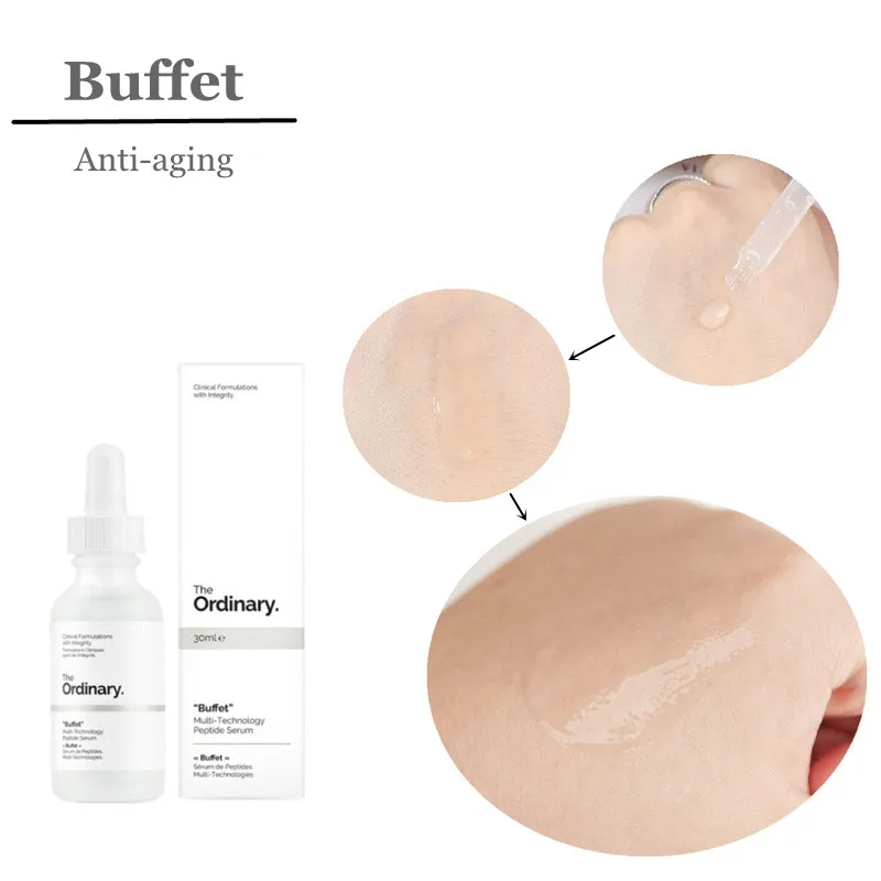 

Ordinary Buffet Anti-aging Facial Serum Anti-wrinkle Multiple Peptides Lighten Fine Lines Firming Skin Care Serum 30ml