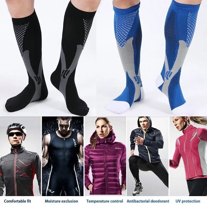

New Arrival Stockings Compression Golf Sport Socks Medical Nursing Stockings Prevent Varicose Veins Socks Fit For Rugby Socks