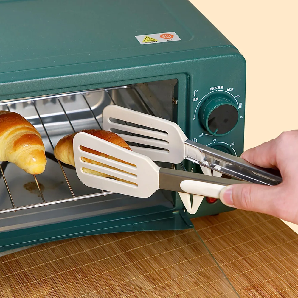 Силиконовые Щипцы Для Барбекю Кухонный Зажим Сервировки Хлеба Антипригарный