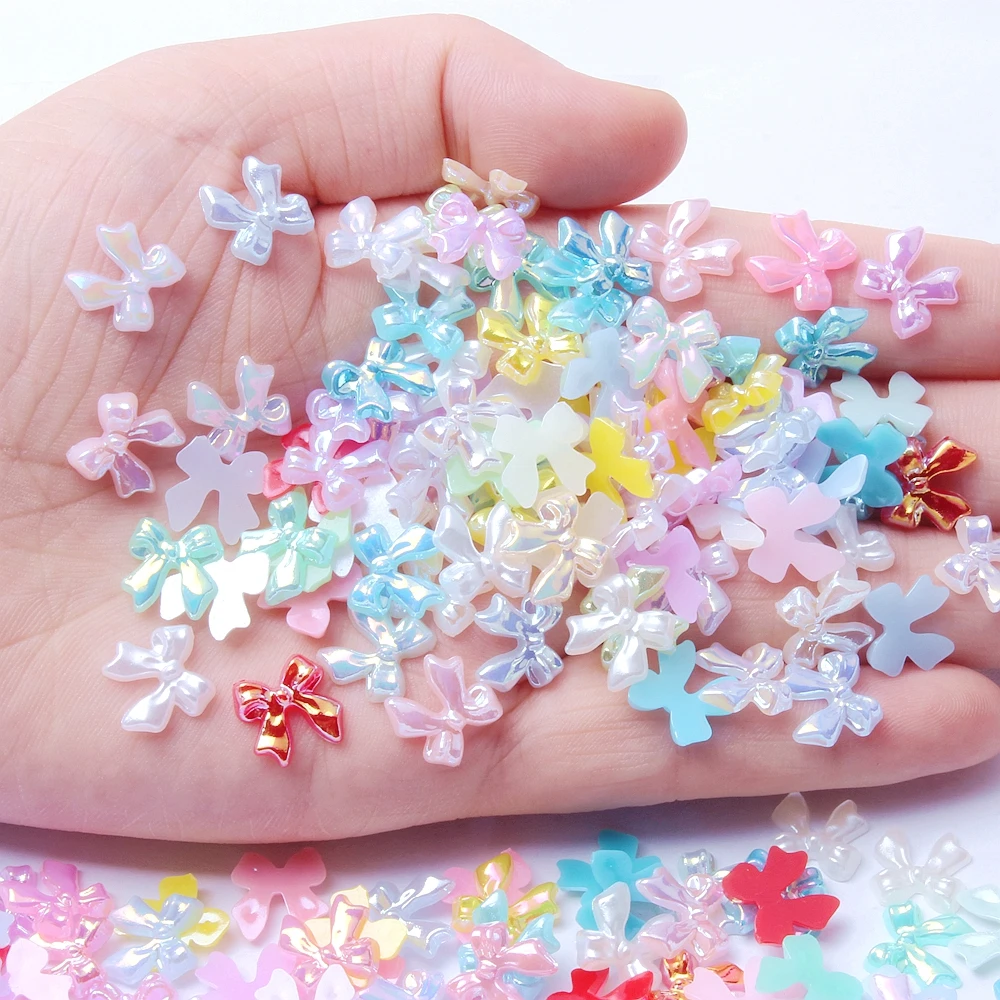 S Flatback Beads For Diy Hair Rope Scrunchie Jewelry Making Decorations