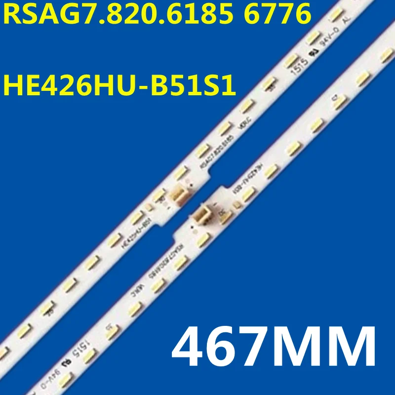 2 шт. 60 светодиодов светодиодная лента для подсветки RSAG7.820.6185 RSAG7.820.6776 HE426HU-B51 LED43M7000U