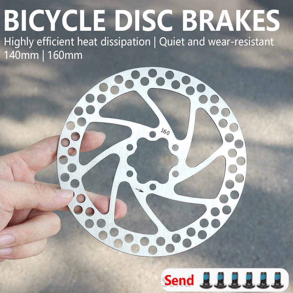 Тормозной диск MTB 140 мм 160 180 203 Гидравлические дисковые тормозные роторы с болтами