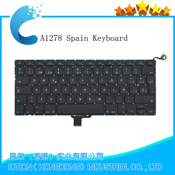 Новая клавиатура A1278 для MacBook Pro 13 '&#x27A1278 английская французская итальянская