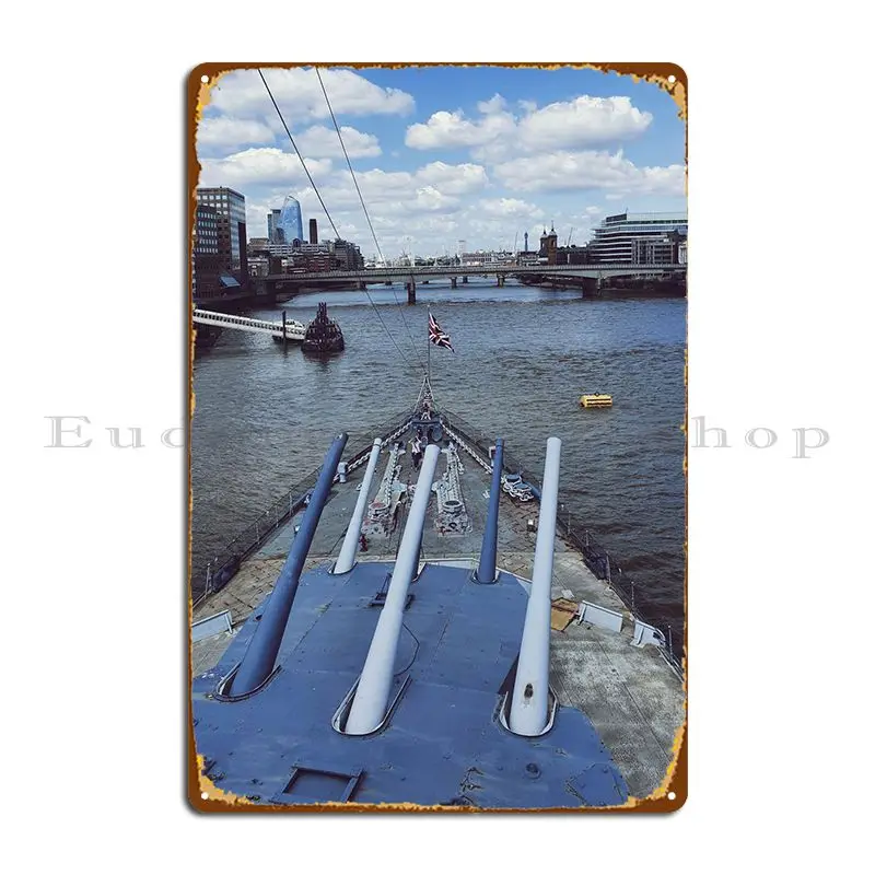 

Hms Belfast Metal Sign Pub Cinema Cinema Design Club Tin Sign Poster