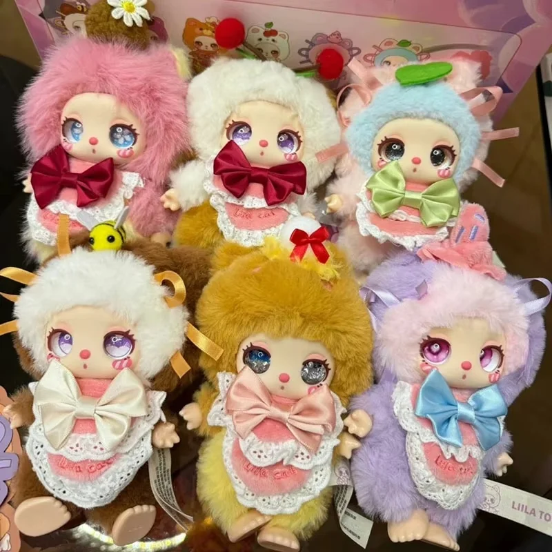 Liila V4 Chef Kitten слепая коробка Baby Three милая кукла модная игра плюшевая виниловая
