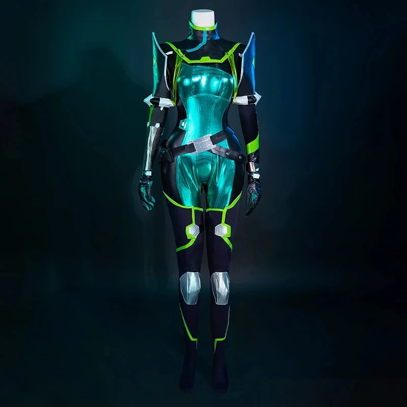 Костюм для косплея Valorant Viper взрослых Женский боевой костюм с париком пикантное