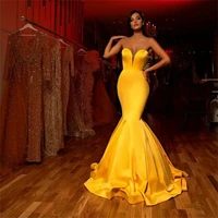 vestidos de festa feminino noite elegante sexy sem mangas sem costas sem al%c3%a7as amarelo sereia vestido de baile de formatura weed