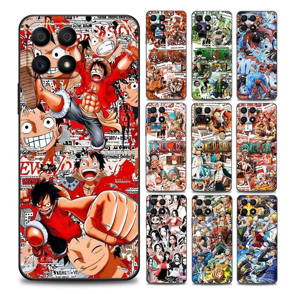 

Cartoons Anime One Piece Family Phone Case for Honor 8X 9S 9A 9C 9X Lite Play 9A 50 10 20 30 Pro 30i 20S(6.15) Soft Silicone