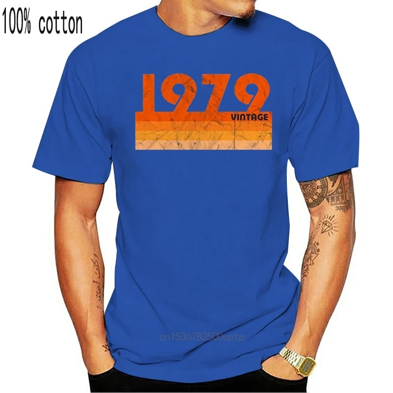 

Man Clothing T Shirt Making Crew Neck Short-Sleeve Printed Mens Vintage Retro 1979 T-Shirt 39 Yrs Old Bday 39Th Birthday Tee Tee