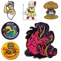 cobra kai patches on clothes anime patches backpack flag patch embroidered patches for clothing clorhing stickers anime patches
