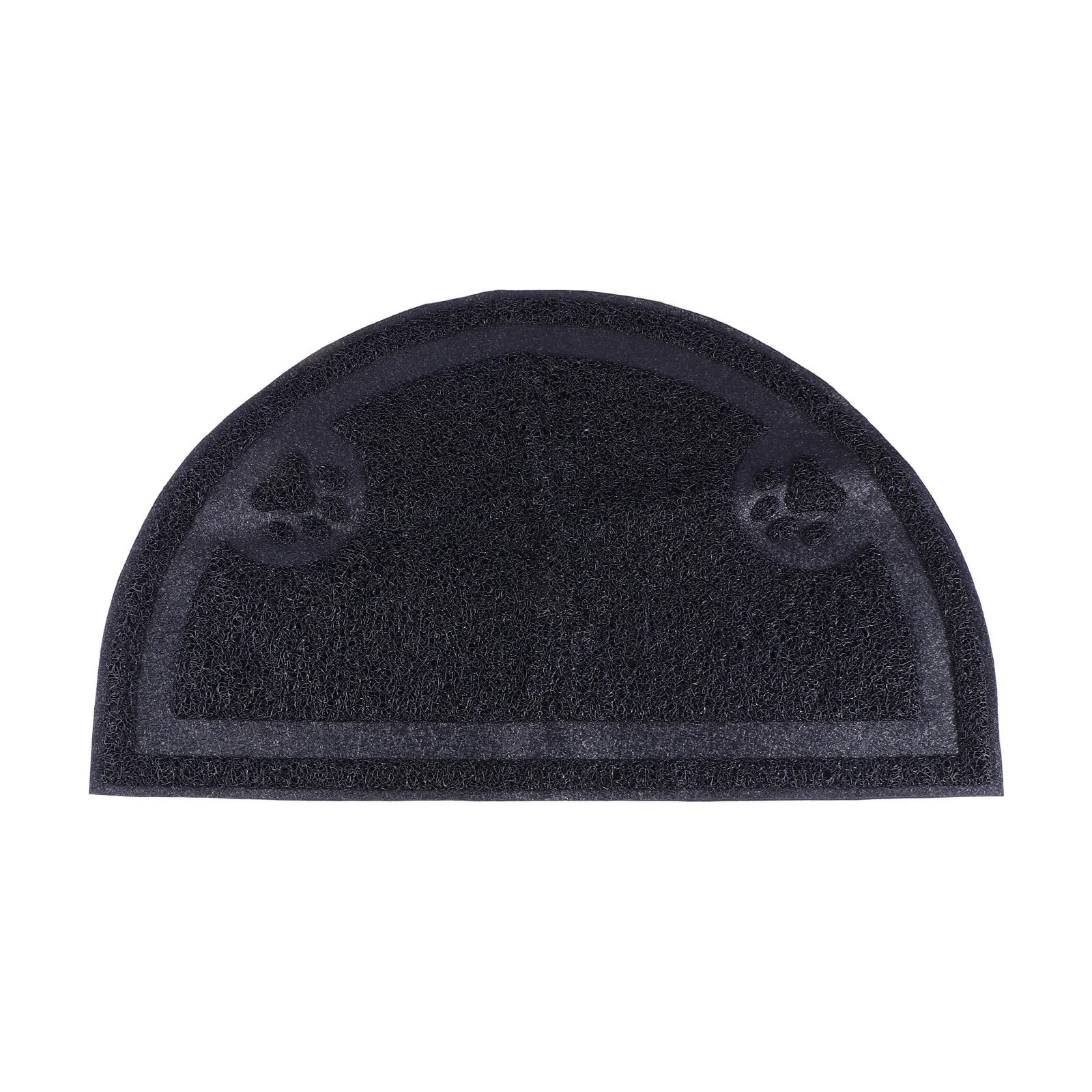 

Semicircle Cat Litter Mat Cushion Feed Food Feeding Pvc Waterproof Anti-Spill Placemat Box for Pet