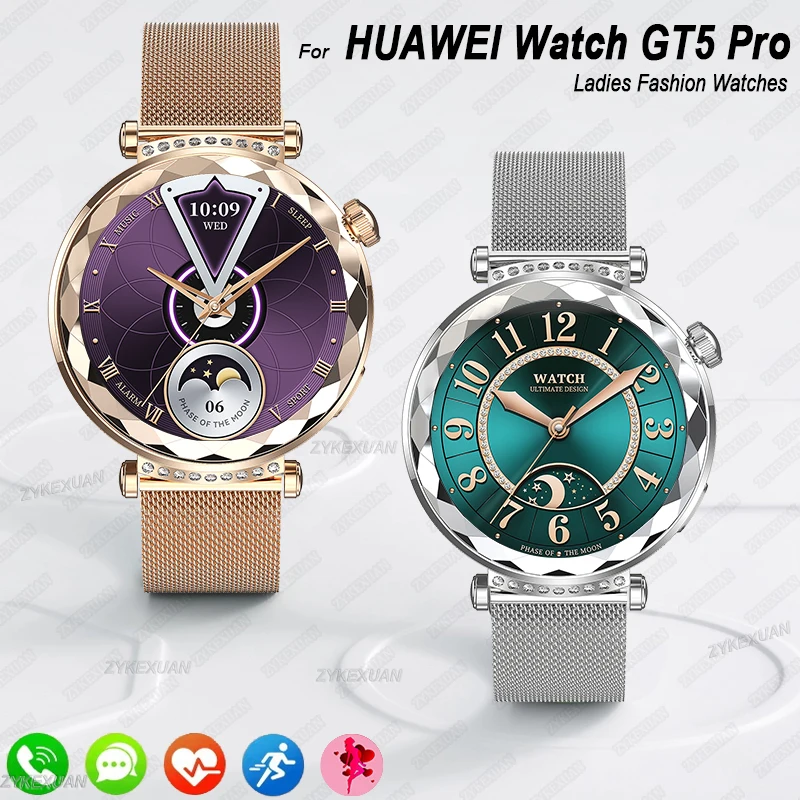 HUΛWEI Watch GT5 Pro Bluetooth Call Смарт-часы Женские часы AMOLED с пульсометром NFC IP68