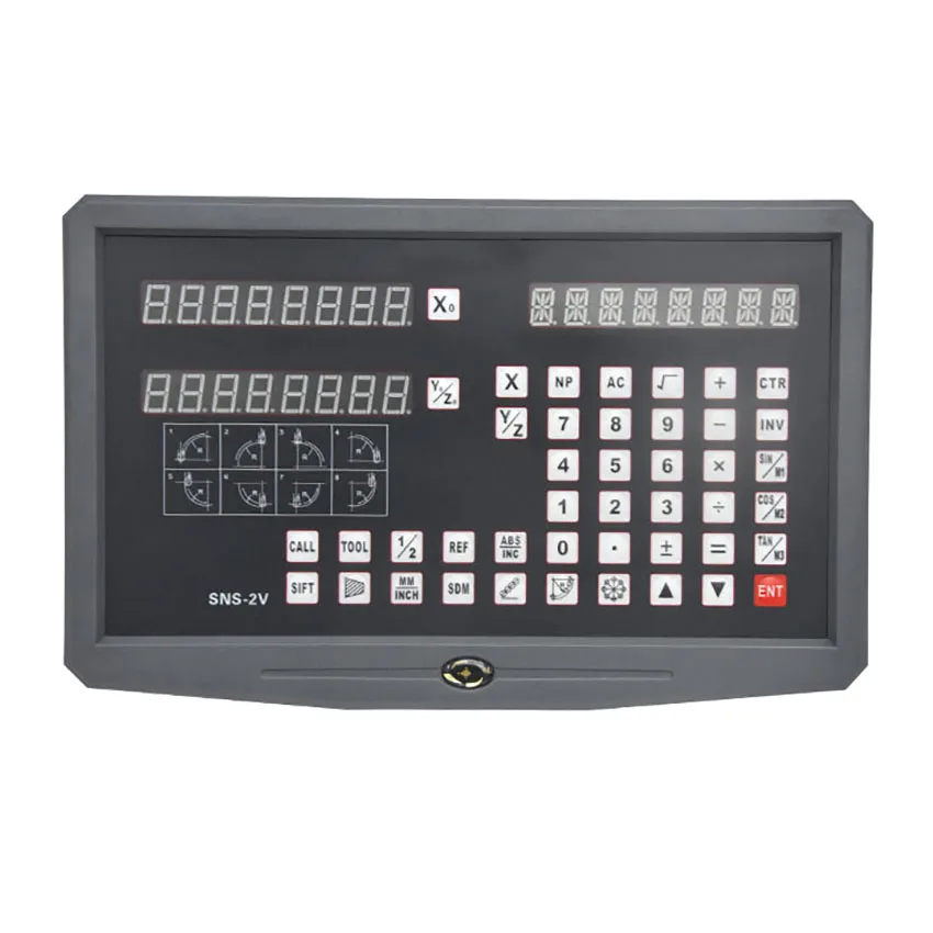 SNS-2V 2-осевой токарный фрезерный станок DRO с цифровым считыванием TTL AC110V/220V дисплей
