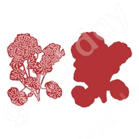 2022 new arrival in red metal cutting dies scrapbook diary decoration stencil embossing template diy greeting card handmade