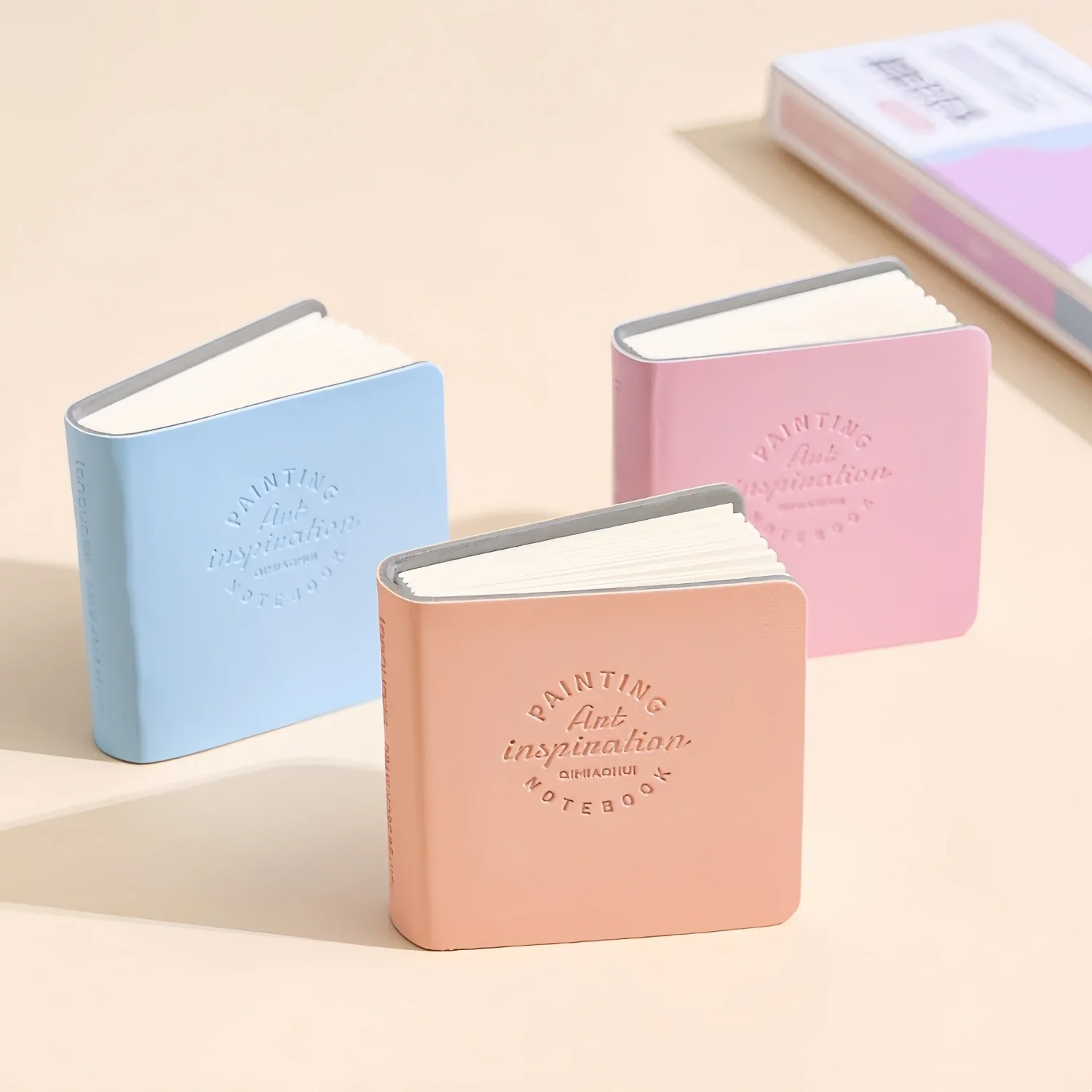 

Мини-блокноты из кожи, 3 шт.