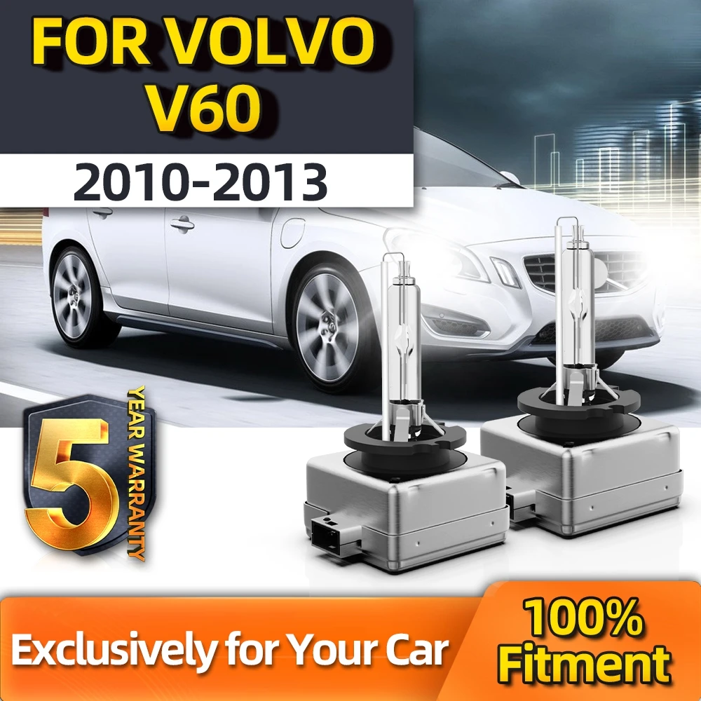 

Crossfox Super Bright Auto Headlights HID D1S Car Lamp With 24V CSP 6000K White 35W Plug&Play For Volvo V60 2010 2011 2012 2013