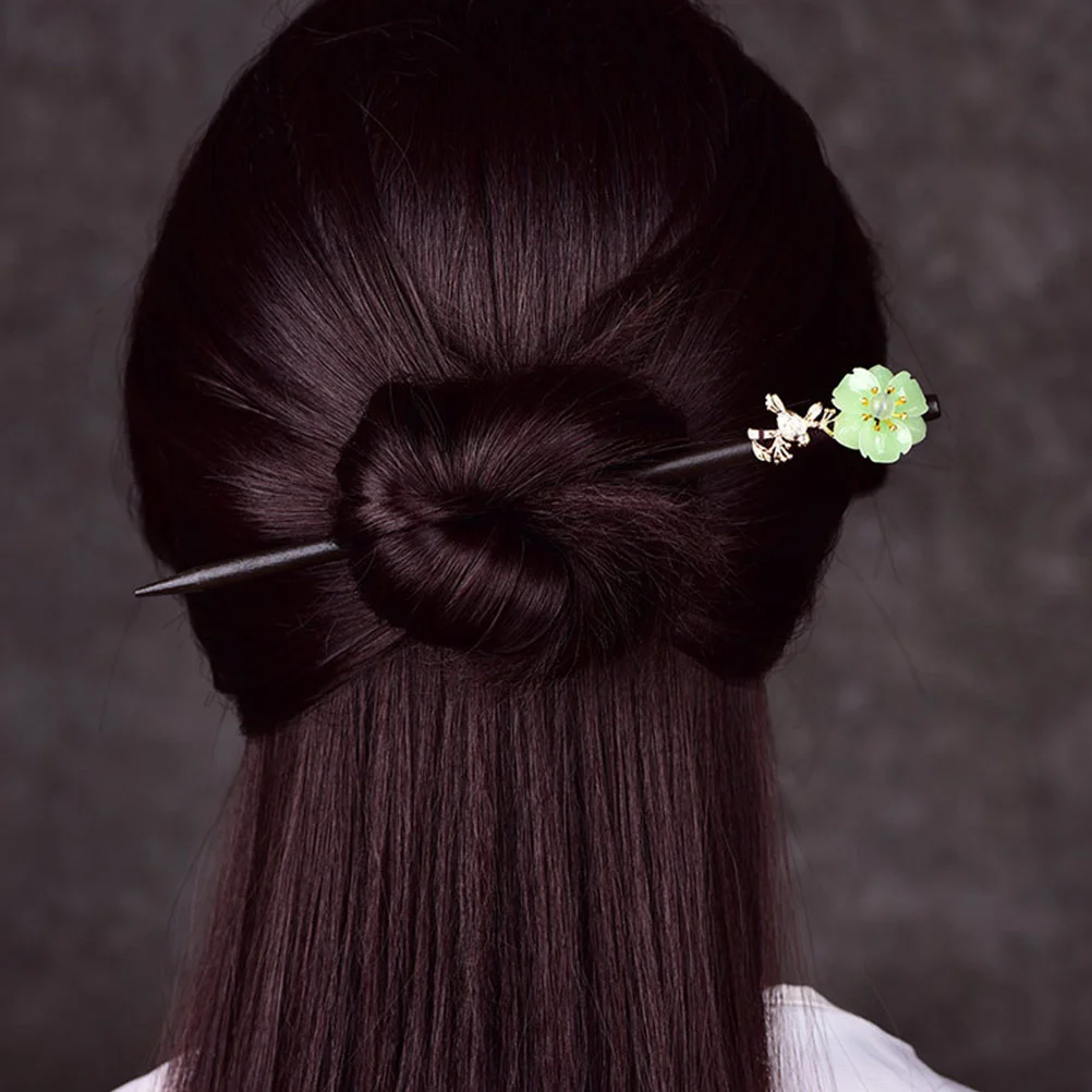 

Hair Stickschinese Hairpinwomen Flower Stick Chopsticksclip Vintage Simple Buns Accessories Thick Chopstick Chop Pin Ancient