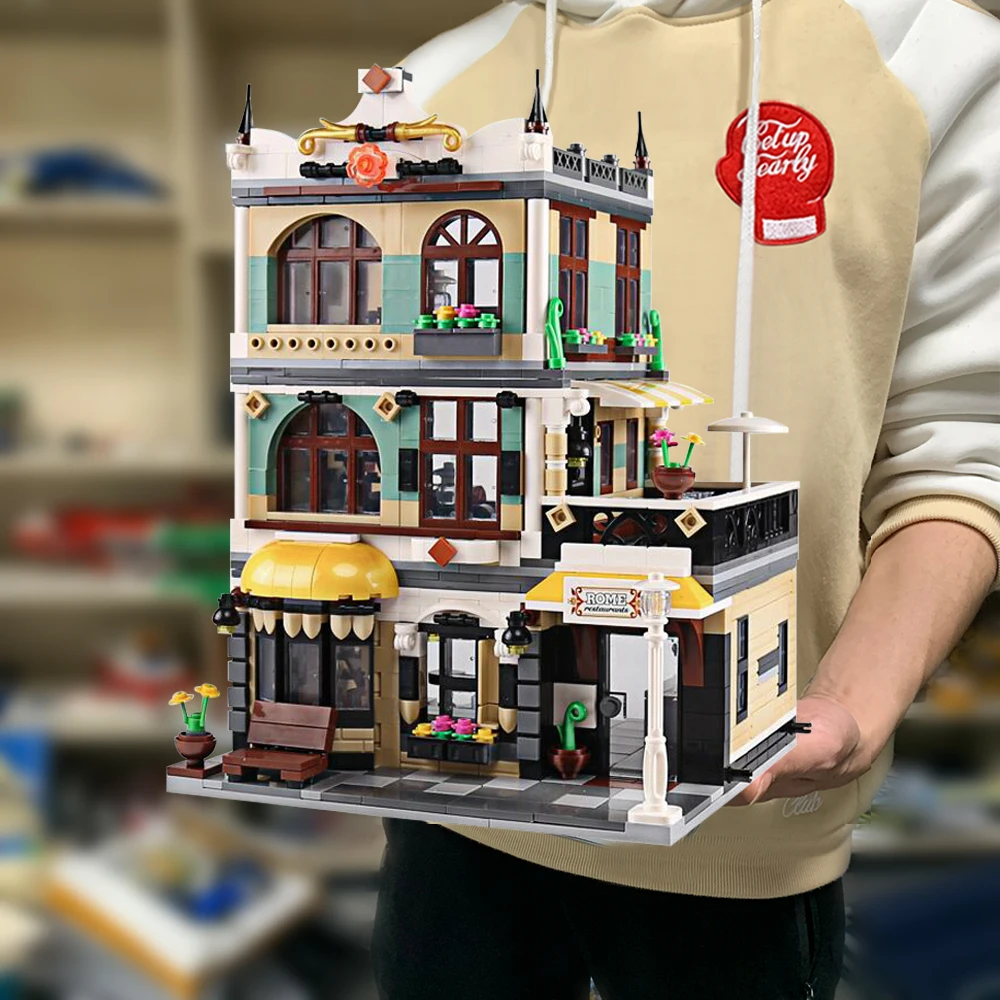 Креативный эксперт в римском стиле строительные блоки с внешним видом Moc Brick QL0936