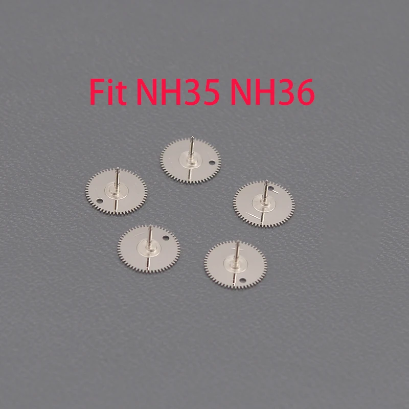 1/2 PCS Mod Seiko NH35 NH36 Movt Calendar Driving Wheel Umbrella Wheel Fit NH35 NH36 Movement Watch Repair Part Aftermarket