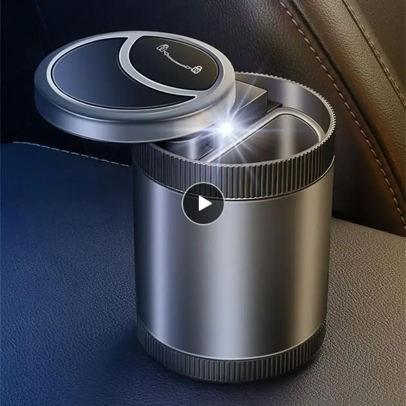 

Multifunction Metal Seal Atmosphere Car Induction Night Light No Smoke Flame Retardant Portable Led Swipe To Open Universal