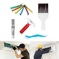 Air Conditioner Fin Cleaner Set Cleaning Brush Coil Condenser Brush AC Fin Comb Air Refrigerator Fin Cleaner Home Improvement
