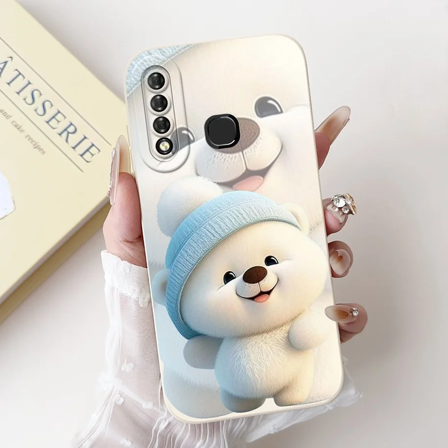 For Infinix S4 2019 Case X626 X626B X610B Cover Cute Panda Cartoon Shockproof Silicone Soft Cases Smart 3 Plus Funda
