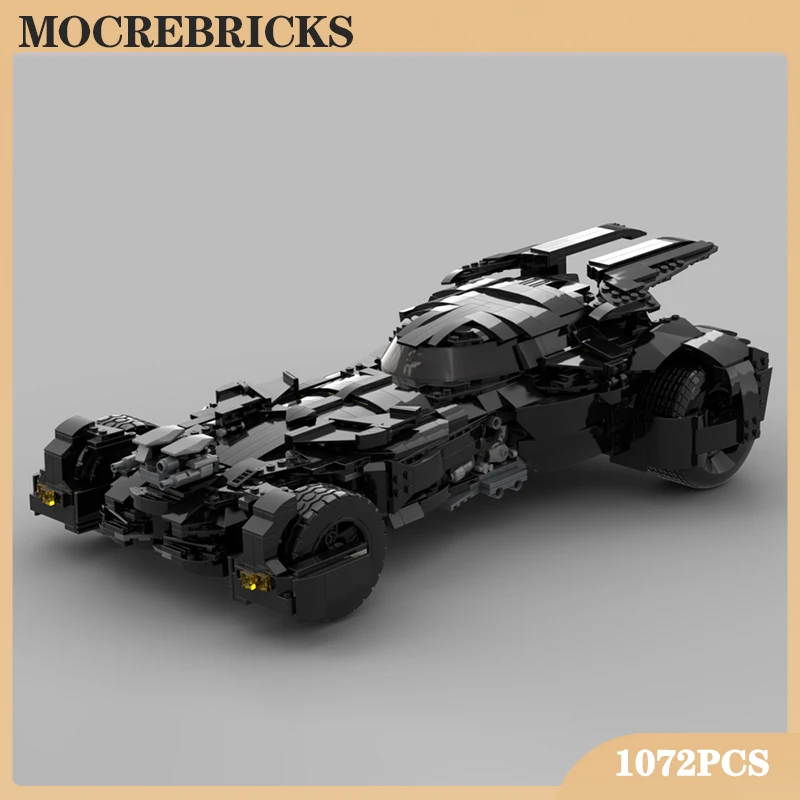 

Скоростные гоночные высокотехнологичные строительные блоки MOC, кирпичи, Batmobile, супермодели автомобилей, набор кирпичей, игрушки для детей, п...