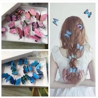 10pcs fashion butterfly hair clips for women girls wedding photography head clips hairpin hairgrips decoration hair accessories