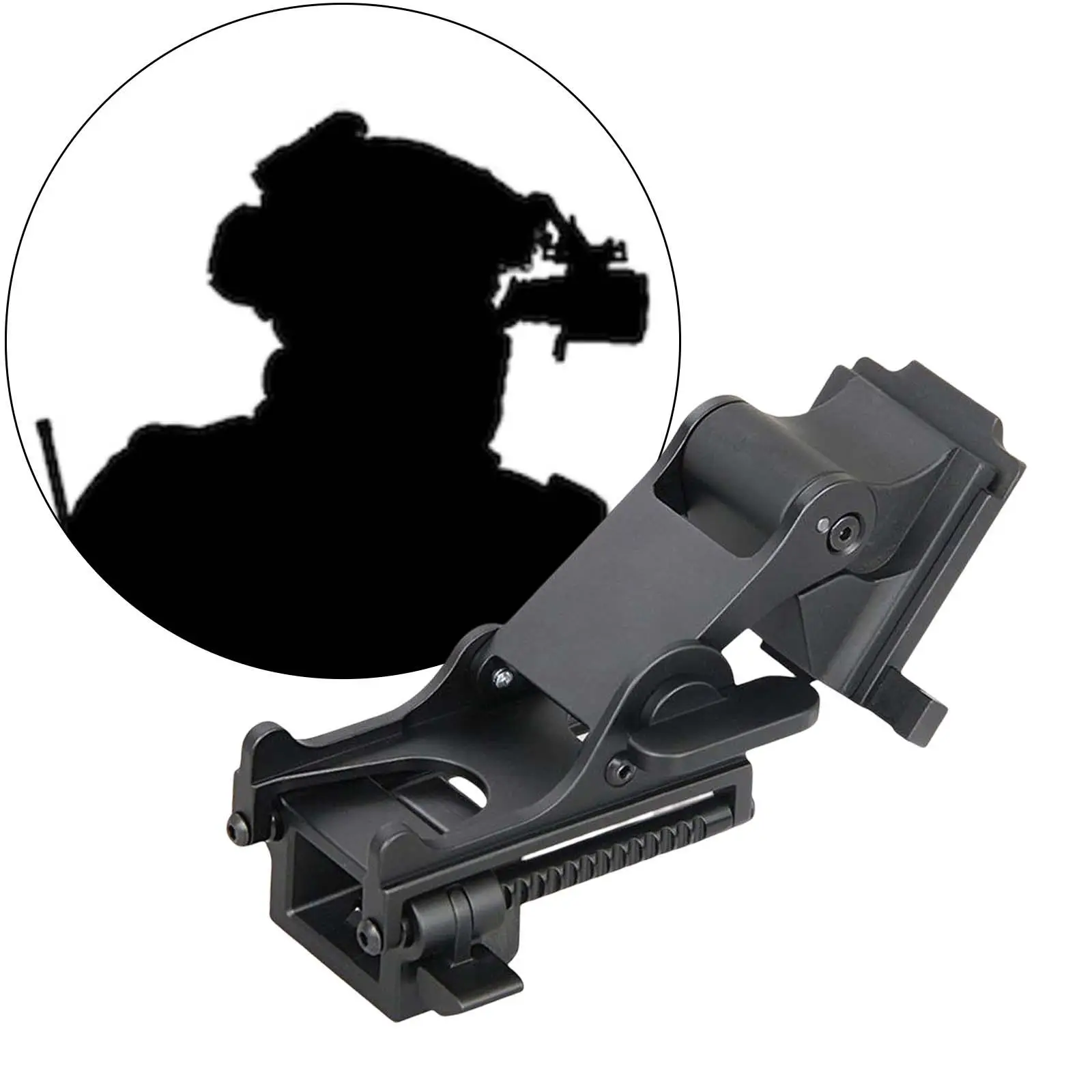 Portable  Mount Goggles Nvg Holder Durable Outdoor Sports Hunting for Fast  Goggles Mount for Pvs14 Accessory