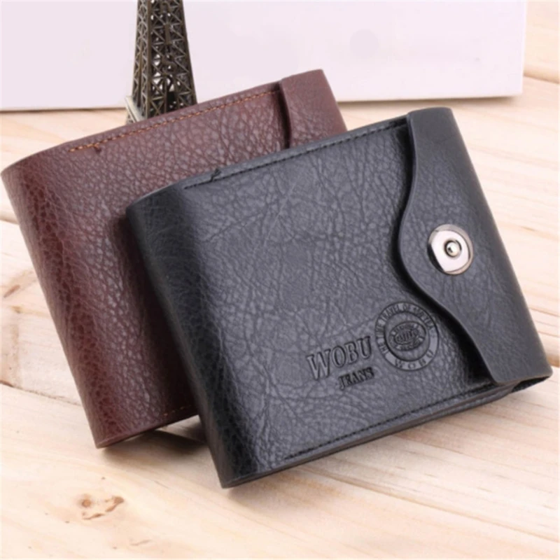 

Leather Wallet Men Wallets Coin Purse Short Male Money Bag Quality Designer Mini Walet Quality Designer