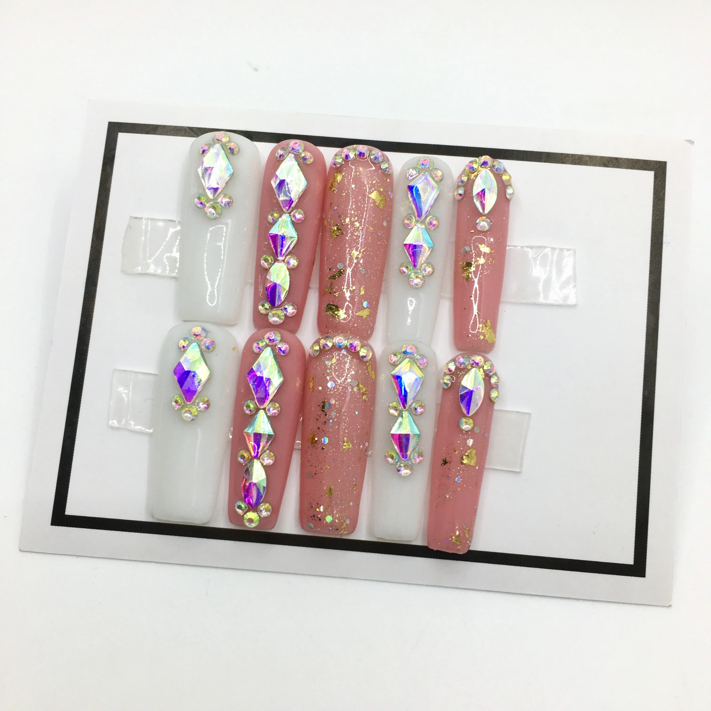 Низкий минимальный заказ оптовая продажа роскошные накладные искусственные