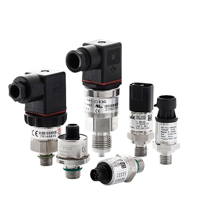 

Danfoss 060G3214 pressure sensor the electrical connection is DIN plug the output signal is 4-20mA IP65 10-30V new and original