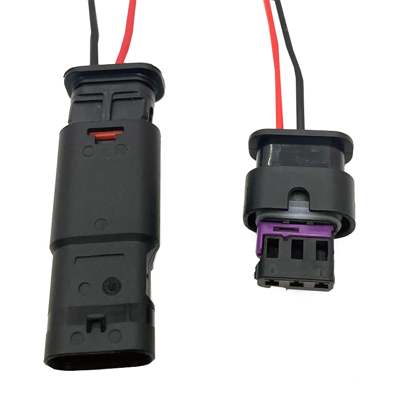 

Parking 3 Pin PDC Sensor Plug Connector For VW GOLF PASSAT Audi A1 A3 A4 A6 A7 Q5 Q7 R8 TT Seat Skoda 4F0973703 With 15cm Wire